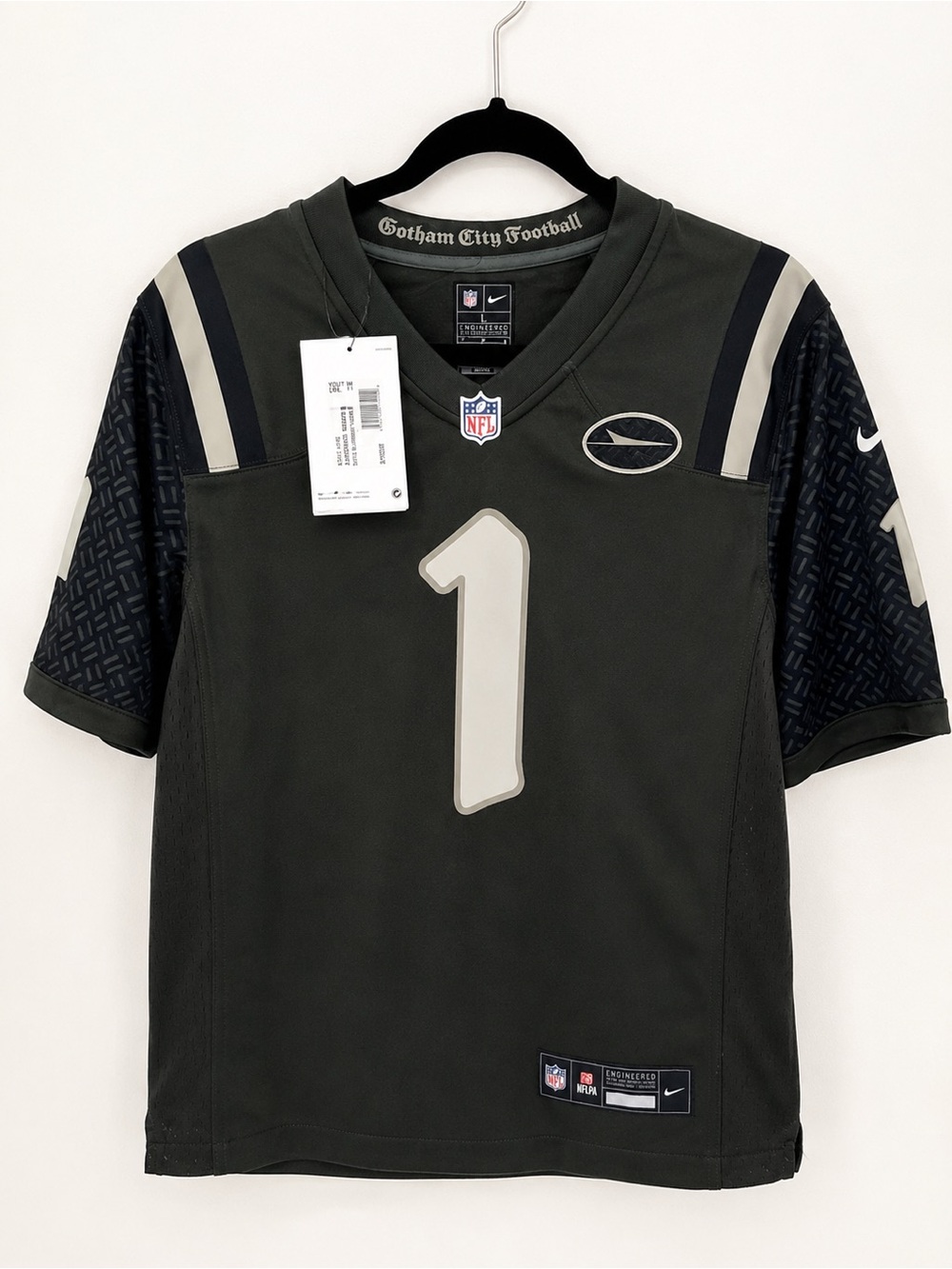 NWT Nike Ahmad Sauce Gardner #1 Gotham City Football Jersey Youth Large